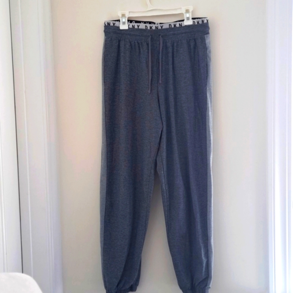 Men's DKNY Logo Gray Sleep Joggers size Medium